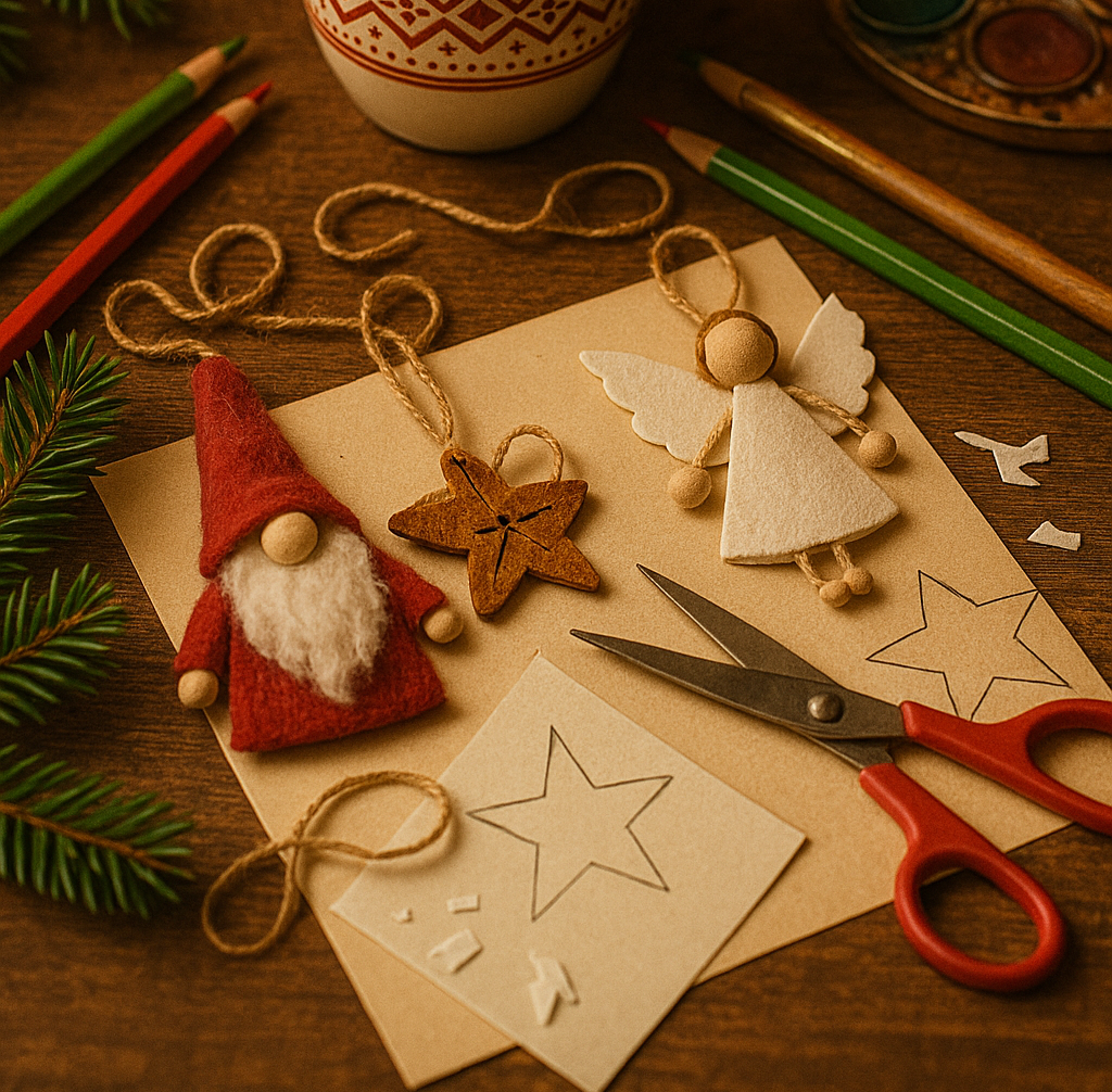 Weihnachtsbastel in der Lebensfreude_Malwerkstatt Meißen