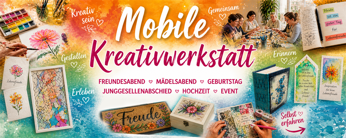 Mobile Kreativwerkstatt – DAS mobile Kreativangebot